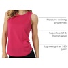 image:image100 Merino Wool Tank Top Women  Active Sleeveless Undershirt Base Layer  Lightweight Breathable Merino Wool Thermal Naturally AntiOdor MoistureWicking Basic Top Ideal for Hiking TravelH Purple