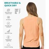 image:image100 Merino Wool Tank Top Women  Active Sleeveless Undershirt Base Layer  Lightweight Breathable Merino Wool Thermal Naturally AntiOdor MoistureWicking Basic Top Ideal for Hiking TravelH Peach