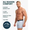 image:image100 Merino Wool Underwear Mens  12 Pack Boxer Briefs for Men 175um  Soft NonItchy Moisture wicking Breathable 190 GSM Thermal Underwear Cooling OdorResistant Mens Wool Base Layer1 Pack  190 Arctic
