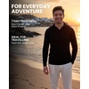 image:image100 Merino Wool V Neck Polo Shirts for Men  Short amp Long Sleeve Shirt  Lightweight Breathable Merino Wool Naturally AntiOdor MoistureWicking Ideal for Work Travel Everyday Wear LayeringBordo Long