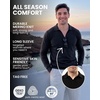 image:image100 Merino Wool V Neck Polo Shirts for Men  Short amp Long Sleeve Shirt  Lightweight Breathable Merino Wool Naturally AntiOdor MoistureWicking Ideal for Work Travel Everyday Wear LayeringCharcoal Grey Long