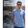 image:image100 Merino Wool V Neck Polo Shirts for Men  Short amp Long Sleeve Shirt  Lightweight Breathable Merino Wool Naturally AntiOdor MoistureWicking Ideal for Work Travel Everyday Wear LayeringBlack