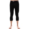 image:image100 Merino Wool Base Layer Mens Long Johns  Thermal Underwear Bottoms  Long and 34 Length Thermal Leggins Breathable Naturally OdorResistant Ideal for Hiking Running Everyday Wear200 Black 34 Length