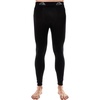 image:image100 Merino Wool Base Layer Mens Long Johns  Thermal Underwear Bottoms  Long and 34 Length Thermal Leggins Breathable Naturally OdorResistant Ideal for Hiking Running Everyday Wear200 Black