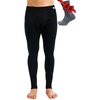 image:image100 Merino Wool Base Layer Mens Pants  Thermal Underwear Long Johns  Lightweight Midweight Heavyweight Base Layer Breathable Leggings OdorResistant Wool Ideal for Hiking Skiing Winter 320 Black