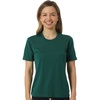 image:image100 Merino Wool Shirt Women  Short Sleeve Tee Base Layer Top Undershirt  Lightweight Breathable Merino Wool TShirt Naturally OdorResistant Soft MoistureWicking Hiking OutdoorRainforest Green