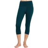 image:imageMerino Wool Base Layer Women Pants  Thermal Leggings for Women Long Johns  Long and 34 Length Leggins Breathable OdorResistant Naturally Soft Ideal for Hiking Skiing Cold Weather Base Layer200 Deep Teal 34 Length