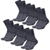 Charcoal Grey Pack of 6