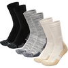 image:imageMerino Wool Socks for Men amp Women  36 Pack Wool Hiking Socks  Crew Style  Soft Itch Free Merino Wool Thick SocksCrew Socks for Work Cushioned with AntiBlister Protection Moisture Wicking Socks Multicolor Black  Cloud Grey  Creamy