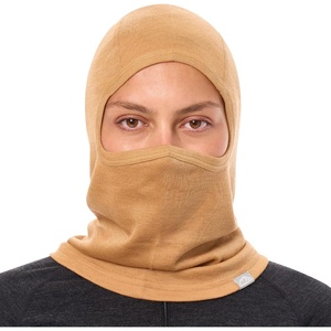 image:image100 Merino Wool Balaclava Ski MaskSoft Unisex All Season Face Mask 175um  Helmet Friendly Soft NonItchy Breathable UV Protection UPF 50 Glasses Compatible Motorcycle Bike Face Cover 250 GSMTan