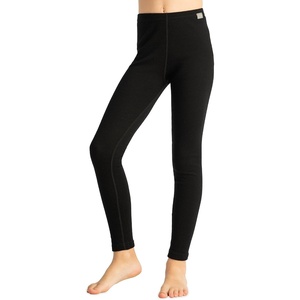image:image100 Merino Wool Base Layer Kids Midweight Long Johns Kids Thermal Pants  Soft NonItchy Midweight 250 GSM KidsToddler Clothes Moisture Wicking 175um Pants BreathableUnderwear OdorResistantBlack