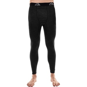 image:image100 Merino Wool Base Layer Mens Long Johns  Thermal Underwear Bottoms  Long and 34 Length Thermal Leggins Breathable Naturally OdorResistant Ideal for Hiking Running Everyday Wear200 Charcoal