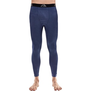 image:image100 Merino Wool Base Layer Mens Long Johns  Thermal Underwear Bottoms  Long and 34 Length Thermal Leggins Breathable Naturally OdorResistant Ideal for Hiking Running Everyday Wear200 Windsor Blue