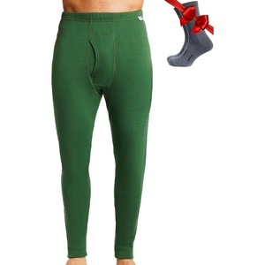 image:image100 Merino Wool Base Layer Mens Pants  Thermal Underwear Long Johns  Lightweight Midweight Heavyweight Base Layer Breathable Leggings OdorResistant Wool Ideal for Hiking Skiing WinterOlive 250