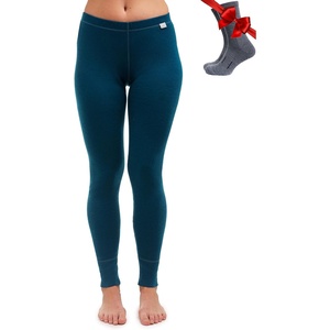 image:image100 Merino Wool Base Layer Women Pants  Thermal Leggings Underwear  Lightweight Midweight Heavyweight Base Layer Breathable Pants OdorResistant Ideal for Hiking Skiing Cold Weather250 Deep Teal