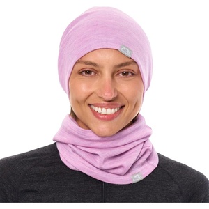 image:image100 Merino Wool Beanie Neck Gaiter Combo Unisex 175um Scull Cap 4 Season  Soft NonItchy Cooling Breathable 250 GSM UV Protection Hiking amp Running Accessories OdorResistant Cold Weather GearHeather Lilac