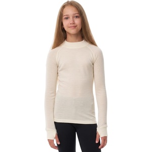 image:image100 Merino Wool Kids Long Sleeve Turtleneck Midweight Thermal Base Layer  Unisex Soft NonItchy 250 GSM KidsYouth Clothes School Undershirt Moisture Wicking 175um OdorResistant Boys amp Girls260 Natural White