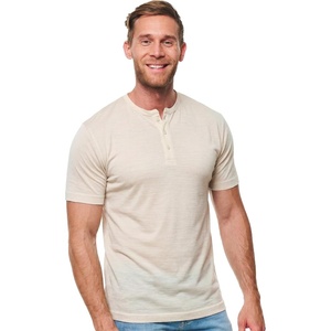 image:image100 Merino Wool Shirt Men  Short Sleeve Top Sport Thermal Base Layer  Lightweight Breathable Merino Wool Undershirt Naturally OdorResistant MoistureWicking Ideal for Hiking Sport TravelIvory Hnly