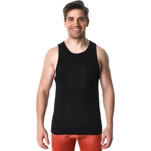 image:image100 Merino Wool Tank Top Men  Active Undershirt Sleeveless Base Layer  Lightweight Breathable Merino Wool Tank Top MoistureWicking Top Soft Sport Running Work Athletic TankBlack Ashrt