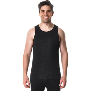 image:image100 Merino Wool Tank Top Men  Active Undershirt Sleeveless Base Layer  Lightweight Breathable Merino Wool Tank Top MoistureWicking Top Soft Sport Running Work Athletic TankCharcoal Grey Ashrt