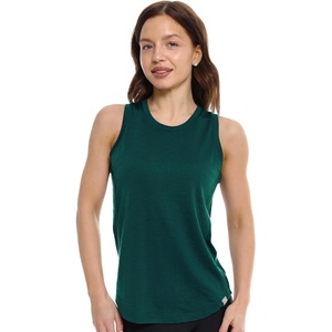image:image100 Merino Wool Tank Top Women  Active Sleeveless Undershirt Base Layer  Lightweight Breathable Merino Wool Thermal Naturally AntiOdor MoistureWicking Basic Top Ideal for Hiking TravelH Forest Green