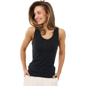 image:image100 Merino Wool Tank Top Women  Active Sleeveless Undershirt Base Layer  Lightweight Breathable Merino Wool Thermal Naturally AntiOdor MoistureWicking Basic Top Ideal for Hiking TravelB Charcoal
