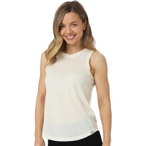 image:image100 Merino Wool Tank Top Women  Active Sleeveless Undershirt Base Layer  Lightweight Breathable Merino Wool Thermal Naturally AntiOdor MoistureWicking Basic Top Ideal for Hiking TravelH Off White