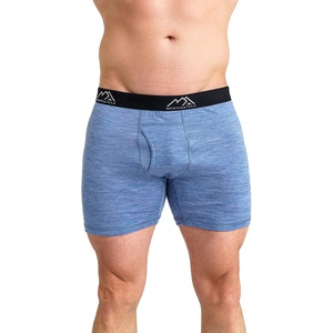 image:image100 Merino Wool Underwear Mens  12 Pack Boxer Briefs for Men 175um  Soft NonItchy Moisture wicking Breathable 190 GSM Thermal Underwear Cooling OdorResistant Mens Wool Base Layer1 Pack  190 Deep Blue