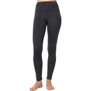 image:imageMerino Wool Base Layer Women Pants  Thermal Leggings for Women Long Johns  Long and 34 Length Leggins Breathable OdorResistant Naturally Soft Ideal for Hiking Skiing Cold Weather Base Layer200 Heathered Black