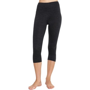 image:imageMerino Wool Base Layer Women Pants  Thermal Leggings for Women Long Johns  Long and 34 Length Leggins Breathable OdorResistant Naturally Soft Ideal for Hiking Skiing Cold Weather Base Layer200 Charcoal 34 Length