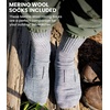 image:image100 Merino Wool Base Layer Women  Long Sleeve Thermal Shirt with Socks  Lightweight Midweight Heavyweight Shirts Naturally OdorResistant Breathable Hiking Cold Weather Base Layer165 Green Olive
