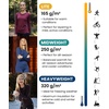image:image100 Merino Wool Base Layer Women Set  Thermal Underwear Women Top Bottom  Lightweight Midweight Heavyweight Base Layer MoistureWicking Breathable Active Underwear Hiking Skiing Camping250 Deep Teal Zipup