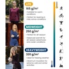 image:image100 Merino Wool Base Layer Women Set  Thermal Underwear Women Top Bottom  Lightweight Midweight Heavyweight Base Layer MoistureWicking Breathable Active Underwear Hiking Skiing Camping250 Charcoal Grey Zipup