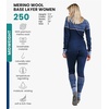 image:image100 Merino Wool Base Layer Women Set  Thermal Underwear Women Top Bottom  Lightweight Midweight Heavyweight Base Layer MoistureWicking Breathable Active Underwear Hiking Skiing Camping250 Nordic Tale Berry Zipup