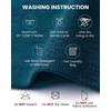 image:image100 Merino Wool Neck Gaiter  Unisex Double Layer 175um Face Mask 250 GSM  Soft NonItchy Windproof UV Protection UPF 50 MoistureWicking Hiking Gaiter OdorResistant Multifunctional HeadwearWindsor Blue