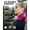image:image100 Merino Wool Neck Gaiter  Unisex Windproof 175um Face Mask 250 GSM  Soft NonItchy Cold Weather Gear UV Protection UPF 50 MoistureWicking Hiking Multifunctional Headwear OdorResistantTan