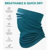 image:image100 Merino Wool Neck Gaiter 175um Face Mask Unisex Neck Warmer 12 Pack  Soft NonItchy Cooling Breathable 175um Wool UV Protection Hiking Neck Gator OdorResistant Multifunctional Headwear165 Deep Teal