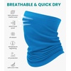 image:image100 Merino Wool Neck Gaiter 175um Face Mask Unisex Neck Warmer 12 Pack  Soft NonItchy Cooling Breathable 175um Wool UV Protection Hiking Neck Gator OdorResistant Multifunctional Headwear165 Deep Ocean