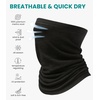 image:image100 Merino Wool Neck Gaiter 175um Face Mask Unisex Neck Warmer 12 Pack  Soft NonItchy Cooling Breathable 175um Wool UV Protection Hiking Neck Gator OdorResistant Multifunctional Headwear165 Heathered Black