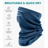 image:image100 Merino Wool Neck Gaiter 175um Face Mask Unisex Neck Warmer 12 Pack  Soft NonItchy Cooling Breathable 175um Wool UV Protection Hiking Neck Gator OdorResistant Multifunctional Headwear165 Denim Blue
