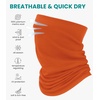 image:image100 Merino Wool Neck Gaiter 175um Face Mask Unisex Neck Warmer 12 Pack  Soft NonItchy Cooling Breathable 175um Wool UV Protection Hiking Neck Gator OdorResistant Multifunctional Headwear165 Rusty Orange
