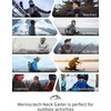 image:image100 Merino Wool Neck Gaiter 175um Face Mask Unisex Neck Warmer 12 Pack  Soft NonItchy Cooling Breathable 175um Wool UV Protection Hiking Neck Gator OdorResistant Multifunctional Headwear165 Grey Shades