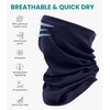 image:image100 Merino Wool Neck Gaiter 175um Face Mask Unisex Neck Warmer 12 Pack  Soft NonItchy Cooling Breathable 175um Wool UV Protection Hiking Neck Gator OdorResistant Multifunctional Headwear165 Navy Blue