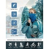 image:image100 Merino Wool Neck Gaiter 175um Face Mask Unisex Neck Warmer 12 Pack  Soft NonItchy Cooling Breathable 175um Wool UV Protection Hiking Neck Gator OdorResistant Multifunctional Headwear165 Grey Shades