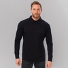 image:image100 Merino Wool Polo Shirt Men  Short amp Long Sleeve Shirt Base Later  Lightweight Breathable Merino Wool Naturally AntiOdor MoistureWicking Ideal for Active Travel Everyday Wear LayeringLong Black
