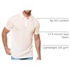 image:image100 Merino Wool Polo Shirt Men  Short amp Long Sleeve Shirt Base Later  Lightweight Breathable Merino Wool Naturally AntiOdor MoistureWicking Ideal for Active Travel Everyday Wear LayeringCreamy