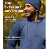 image:image100 Merino Wool Shirts for Men  Thermal Underwear Base Layer Long Sleeve  Lightweight Breathable Thermal Shirt Naturally OdorResistant MoistureWicking Ideal for Hiking Outdoor Everyday Wear170 Burgundy Hnly