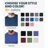 image:image100 Merino Wool Shirts for Men  Thermal Underwear Base Layer Long Sleeve  Lightweight Breathable Thermal Shirt Naturally OdorResistant MoistureWicking Ideal for Hiking Outdoor Everyday Wear190 Black