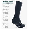 image:imageMerino Wool Socks for Men amp Women  36 Pack Wool Hiking Socks  Boot Style  Soft Itch Free Merino Wool Thick Socks Boot Socks Socks for Work AntiBlister Protection Moisture Wicking High SocksMulticolor Jet Black  Steel Grey  Navy Blue