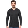 190 Heathered Black V